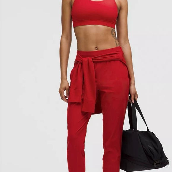 NWT Lululemon Adapted State Joggers in Dark Red - Picture 1 of 6